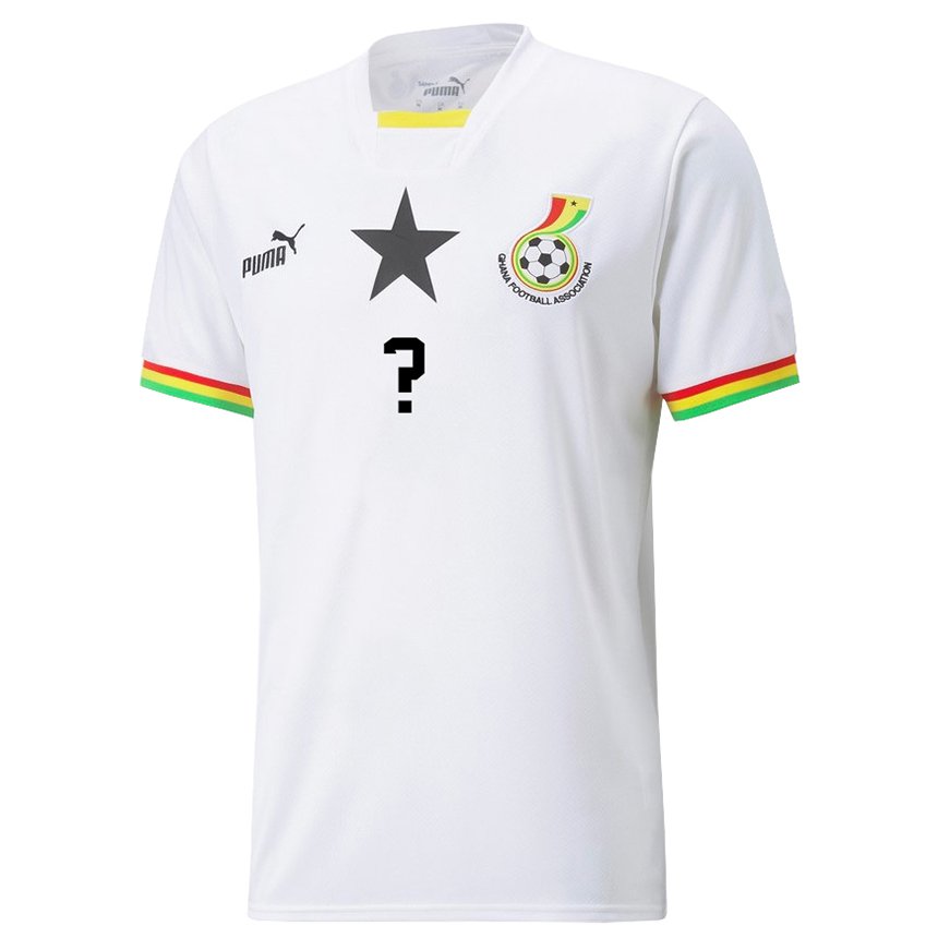 Kinder Ghanaische Ihren Namen #0 Weiß Heimtrikot Trikot 22-24 T-shirt Österreich