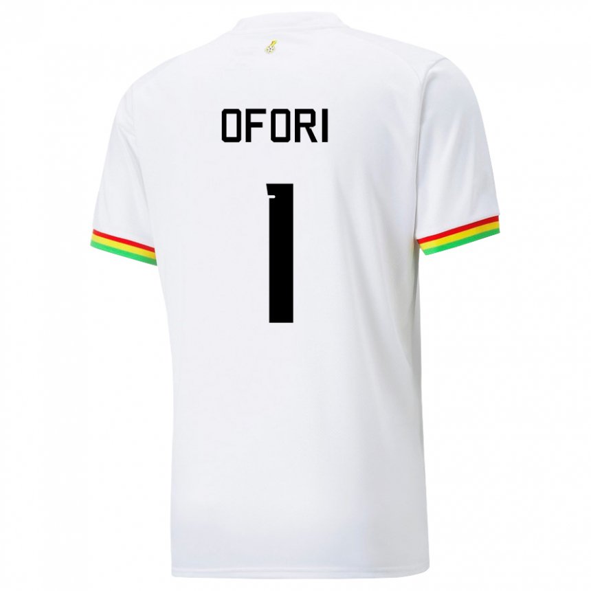 Kinder Ghanaische Richard Ofori #1 Weiß Heimtrikot Trikot 22-24 T-shirt Österreich