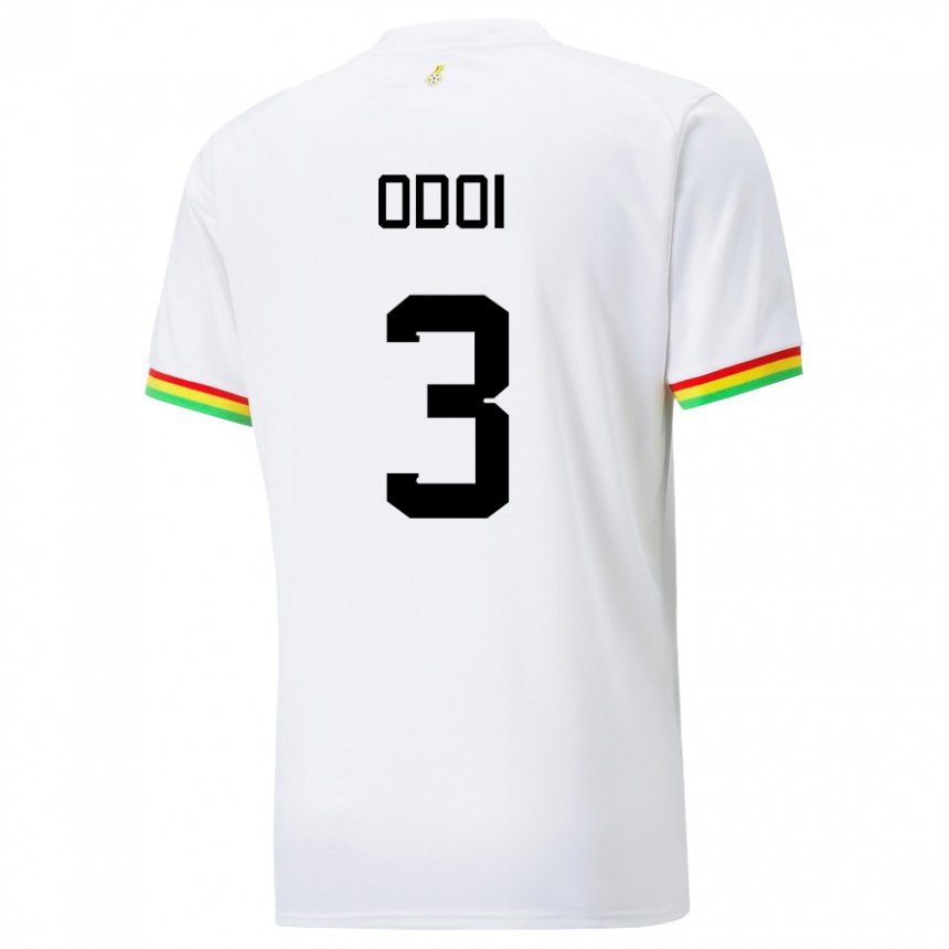 Kinder Ghanaische Denis Odoi #3 Weiß Heimtrikot Trikot 22-24 T-shirt Österreich