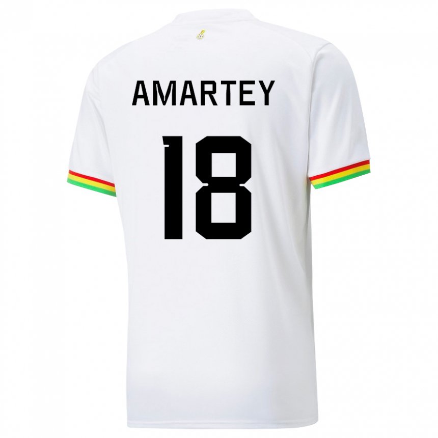 Kinder Ghanaische Daniel Amartey #18 Weiß Heimtrikot Trikot 22-24 T-shirt Österreich