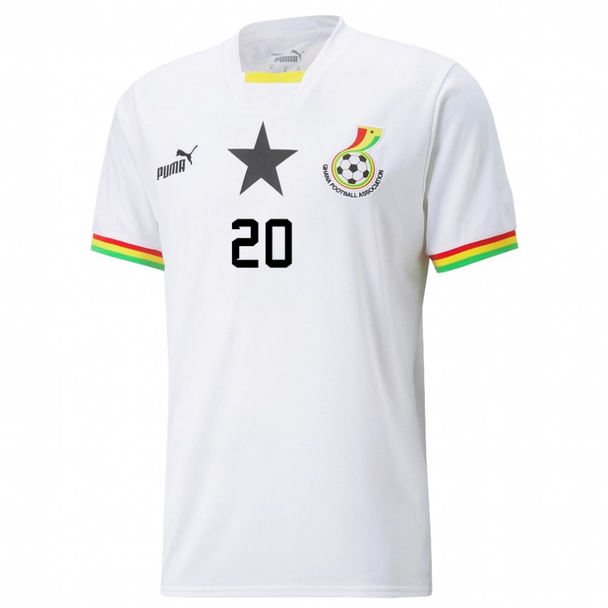 Kinder Ghanaische Mohammed Kudus #20 Weiß Heimtrikot Trikot 22-24 T-shirt Österreich