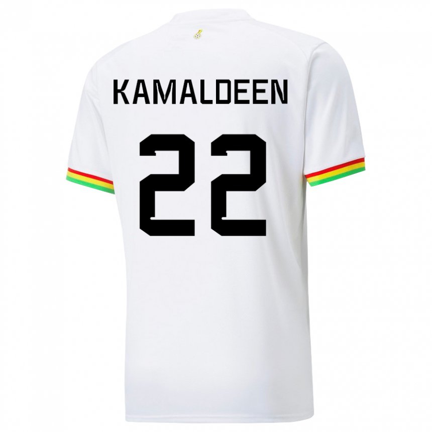 Kinder Ghanaische Kamaldeen Sulemana #22 Weiß Heimtrikot Trikot 22-24 T-shirt Österreich