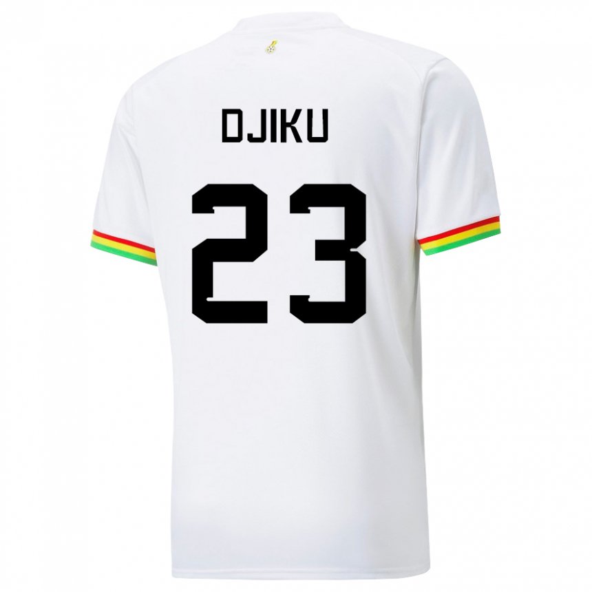 Kinder Ghanaische Alexander Djiku #23 Weiß Heimtrikot Trikot 22-24 T-shirt Österreich