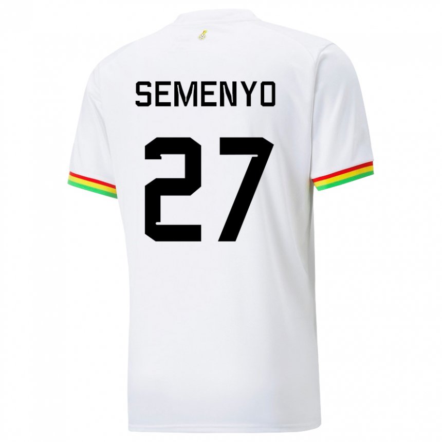 Kinder Ghanaische Antoine Semenyo #27 Weiß Heimtrikot Trikot 22-24 T-shirt Österreich