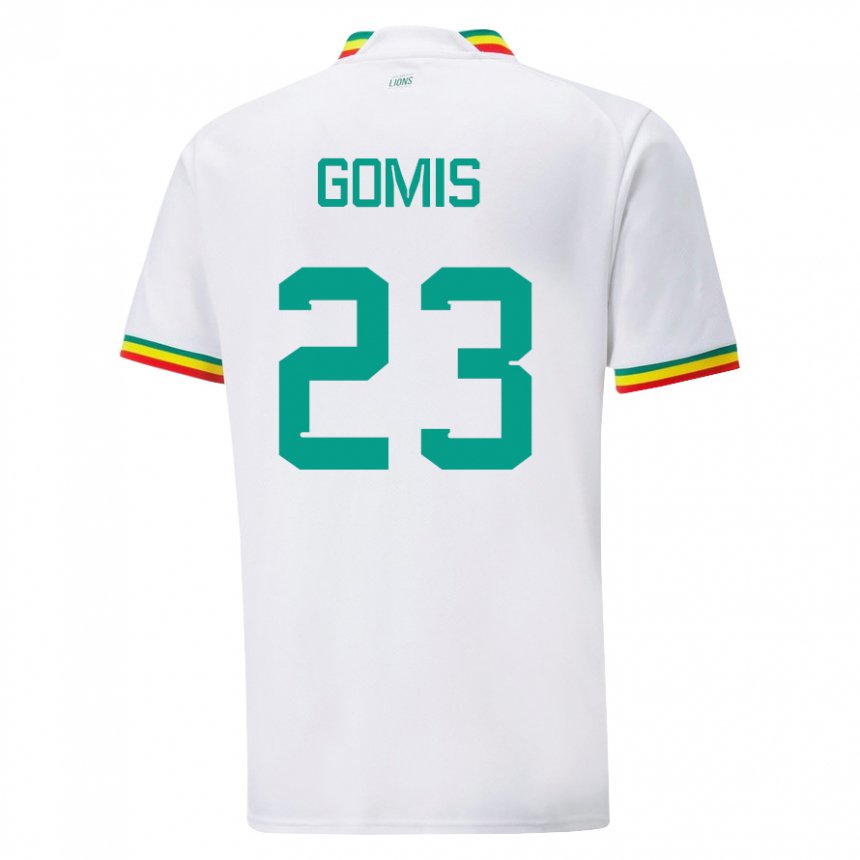 Kinder Senegalesische Alfred Gomis #23 Weiß Heimtrikot Trikot 22-24 T-shirt Österreich