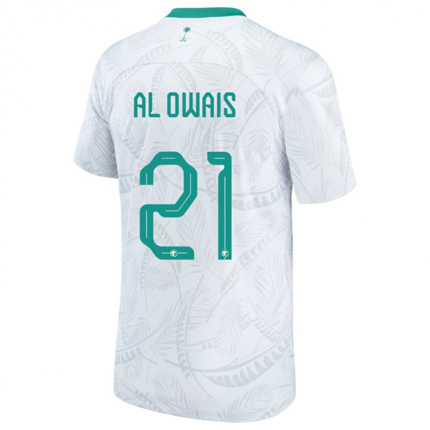 Kinder Saudi-arabische Mohammed Al Owais #21 Weiß Heimtrikot Trikot 22-24 T-shirt Österreich