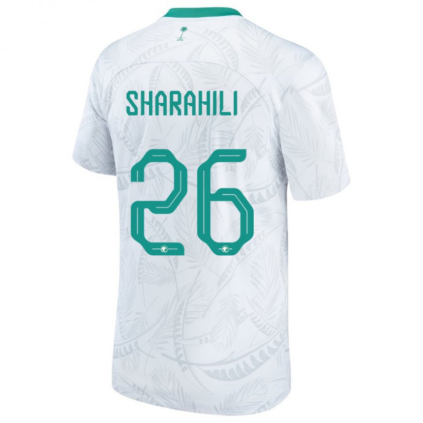 Kinder Saudi-arabische Riyadh Sharahili #26 Weiß Heimtrikot Trikot 22-24 T-shirt Österreich