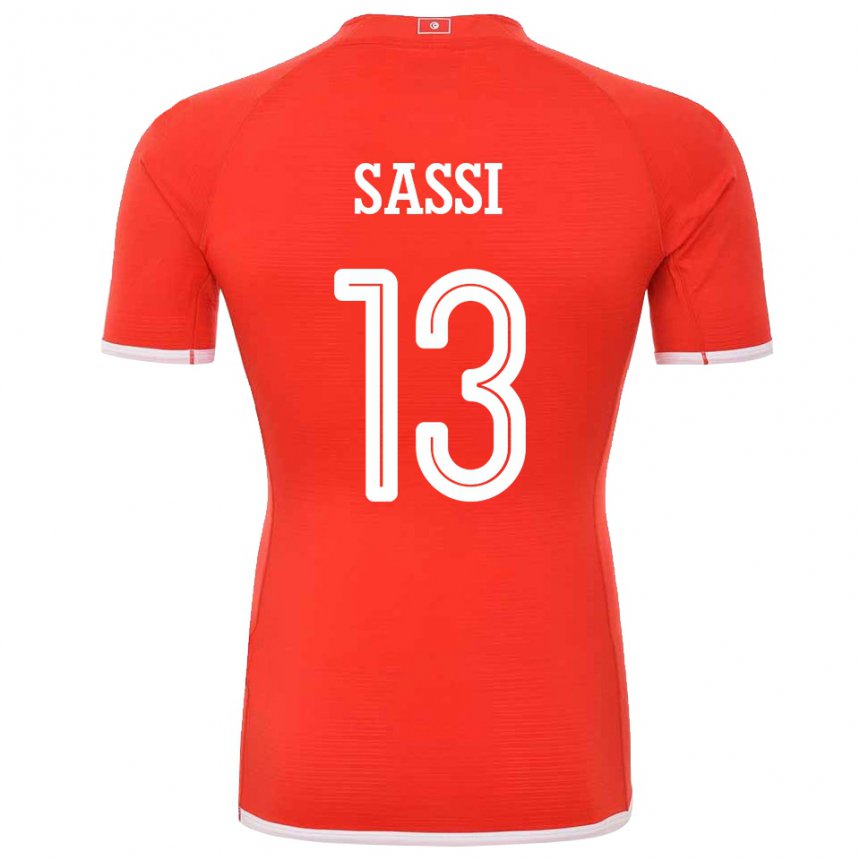 Kinder Tunesische Ferjani Sassi #13 Rot Heimtrikot Trikot 22-24 T-shirt Österreich