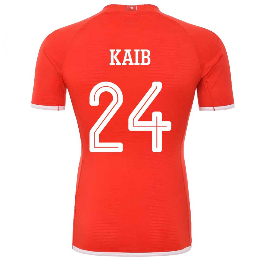 Kinder Tunesische Rami Kaib #24 Rot Heimtrikot Trikot 22-24 T-shirt Österreich