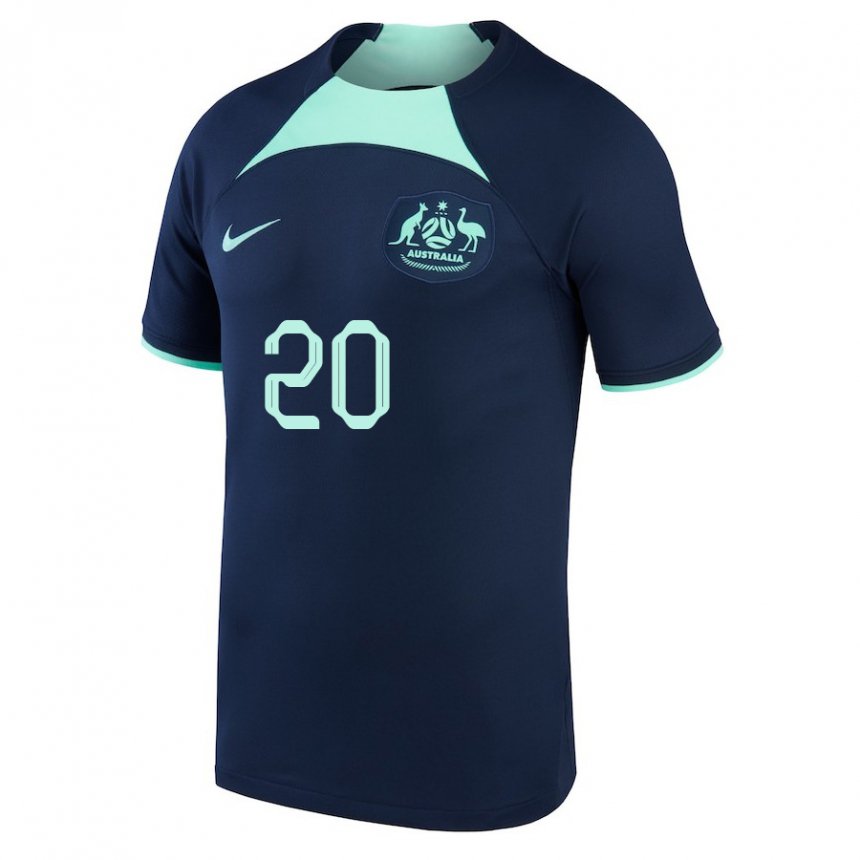 Kinder Australische Trent Sainsbury #20 Dunkelblau Auswärtstrikot Trikot 22-24 T-shirt Österreich