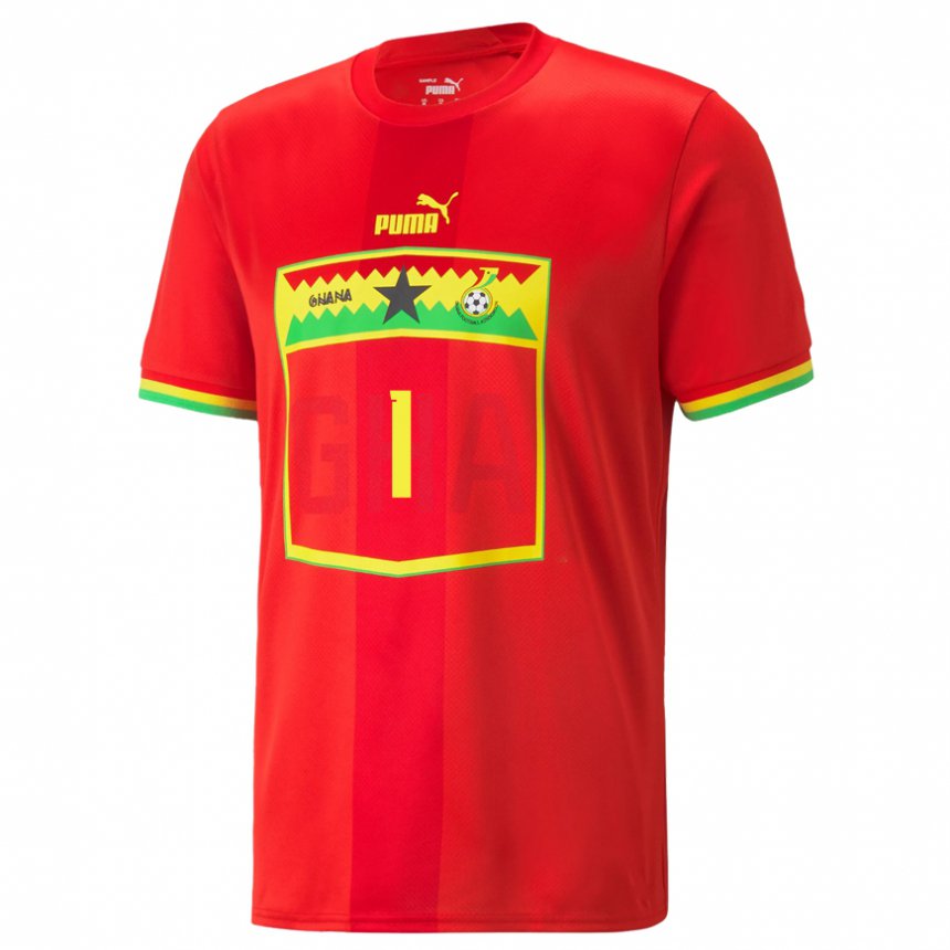 Kinder Ghanaische Richard Ofori #1 Rot Auswärtstrikot Trikot 22-24 T-shirt Österreich