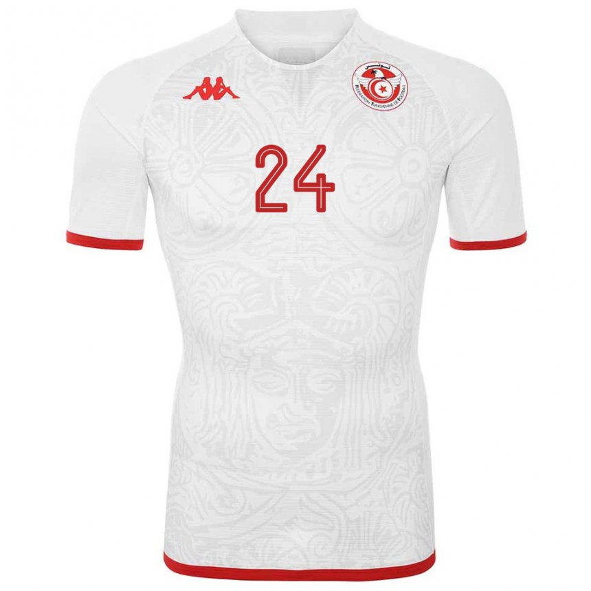 Kinder Tunesische Rami Kaib #24 Weiß Auswärtstrikot Trikot 22-24 T-shirt Österreich