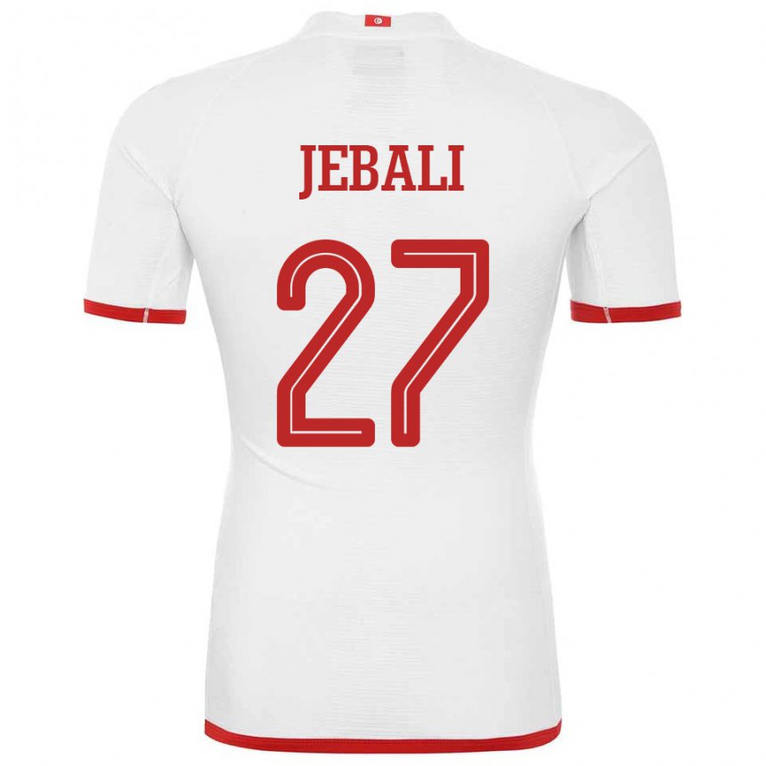 Kinder Tunesische Issam Jebali #27 Weiß Auswärtstrikot Trikot 22-24 T-shirt Österreich