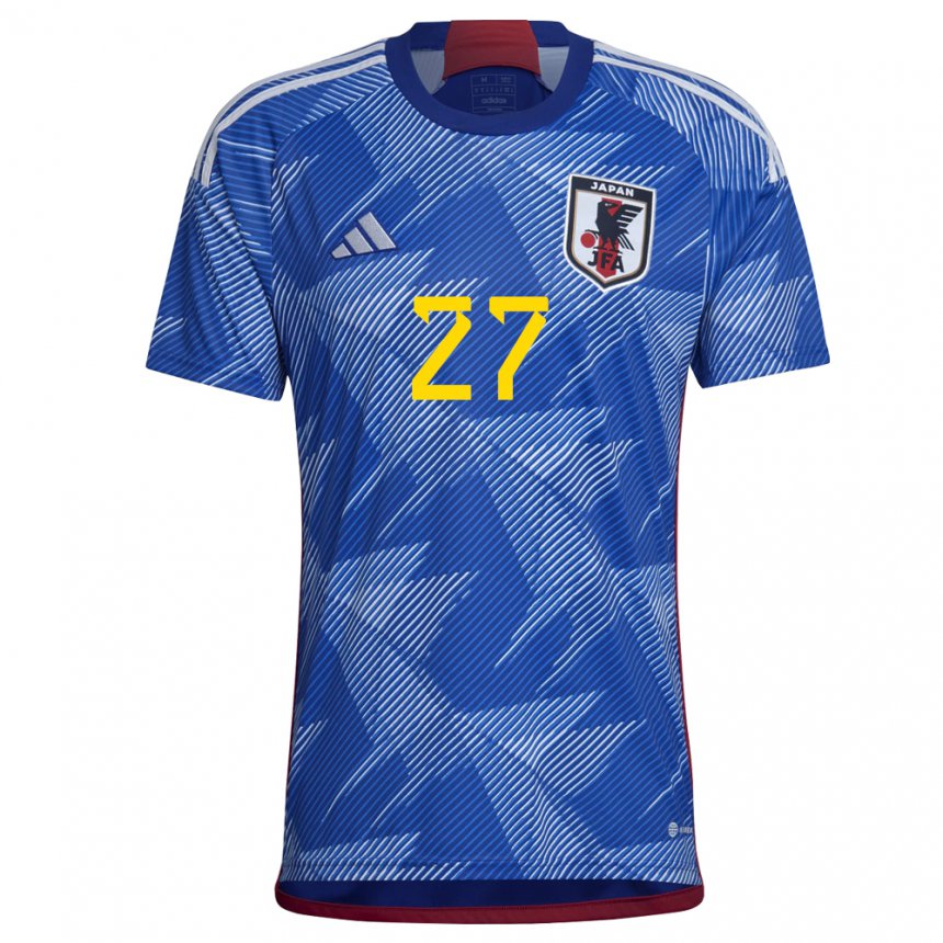 Herren Japanische Yuki Soma #27 Königsblau Heimtrikot Trikot 22-24 T-shirt Österreich