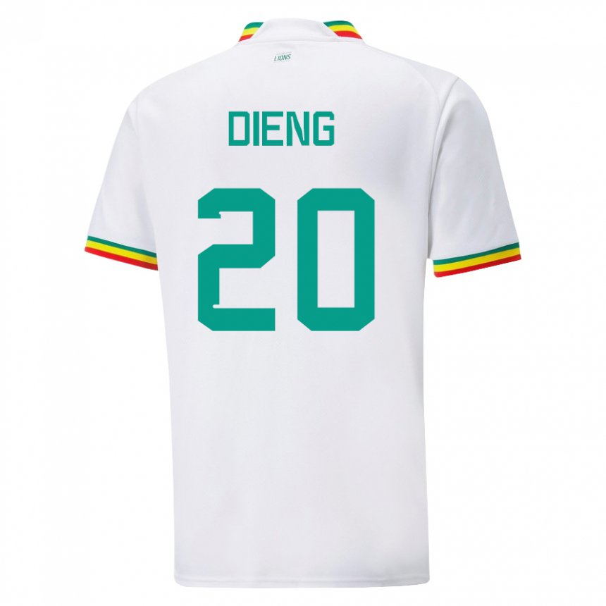 Herren Senegalesische Bamba Dieng #20 Weiß Heimtrikot Trikot 22-24 T-shirt Österreich