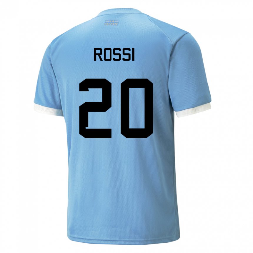 Herren Uruguayische Diego Rossi #20 Blau Heimtrikot Trikot 22-24 T-shirt Österreich