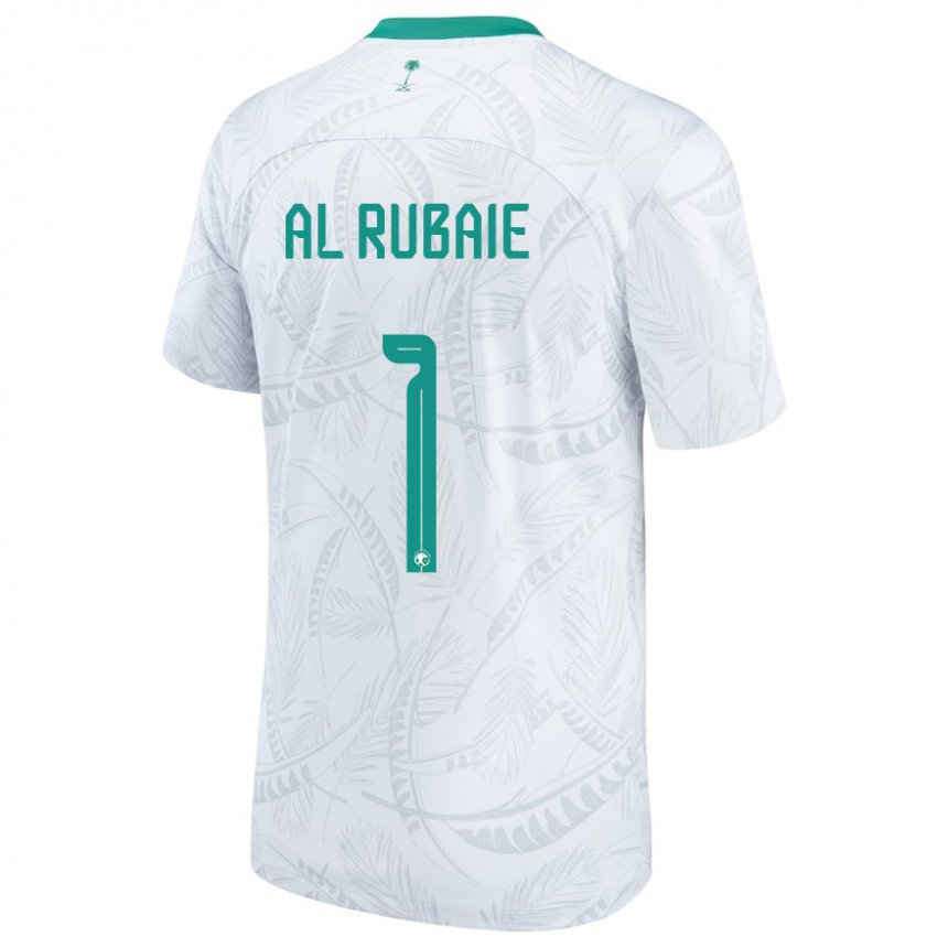 Herren Saudi-arabische Mohammed Al Rubaie #1 Weiß Heimtrikot Trikot 22-24 T-shirt Österreich