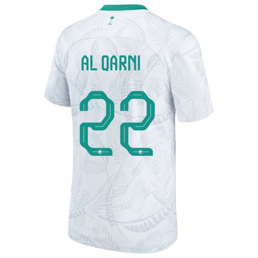 Herren Saudi-arabische Fawaz Al Qarni #22 Weiß Heimtrikot Trikot 22-24 T-shirt Österreich