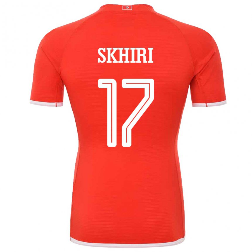 Herren Tunesische Ellyes Skhiri #17 Rot Heimtrikot Trikot 22-24 T-shirt Österreich