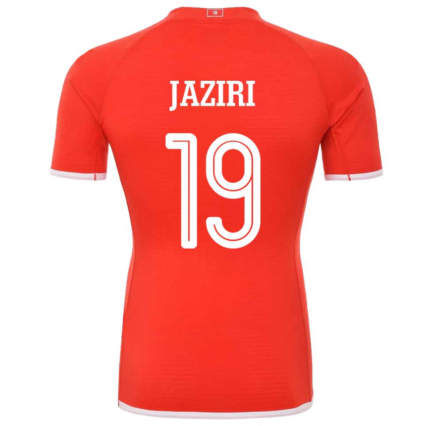 Herren Tunesische Seifeddin Jaziri #19 Rot Heimtrikot Trikot 22-24 T-shirt Österreich