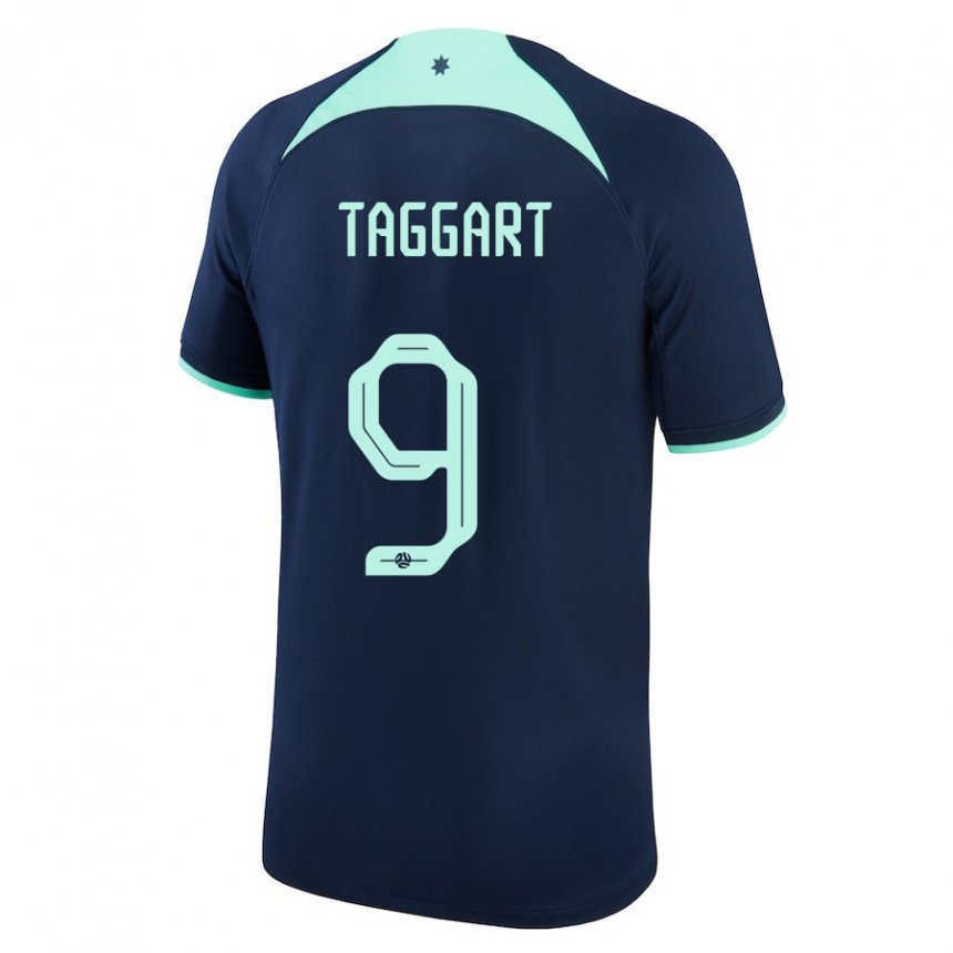 Herren Australische Adam Taggart #9 Dunkelblau Auswärtstrikot Trikot 22-24 T-shirt Österreich