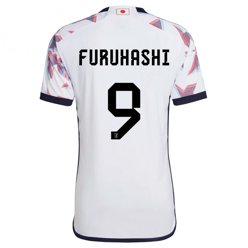 Herren Japanische Kyogo Furuhashi #9 Weiß Auswärtstrikot Trikot 22-24 T-shirt Österreich