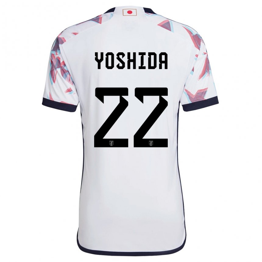 Herren Japanische Maya Yoshida #22 Weiß Auswärtstrikot Trikot 22-24 T-shirt Österreich