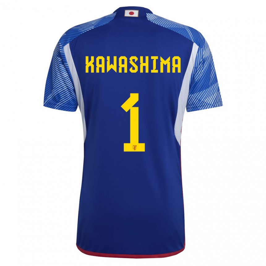 Damen Japanische Eiji Kawashima #1 Königsblau Heimtrikot Trikot 22-24 T-shirt Österreich