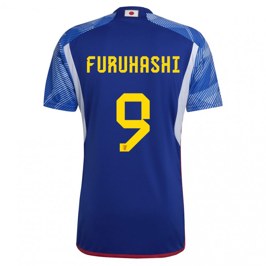 Damen Japanische Kyogo Furuhashi #9 Königsblau Heimtrikot Trikot 22-24 T-shirt Österreich