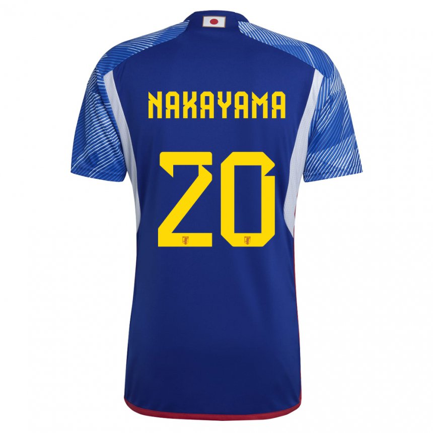 Damen Japanische Yuta Nakayama #20 Königsblau Heimtrikot Trikot 22-24 T-shirt Österreich