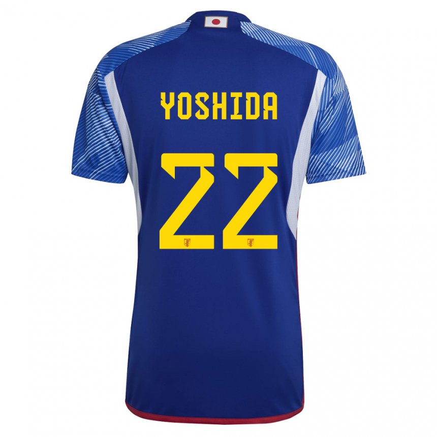 Damen Japanische Maya Yoshida #22 Königsblau Heimtrikot Trikot 22-24 T-shirt Österreich