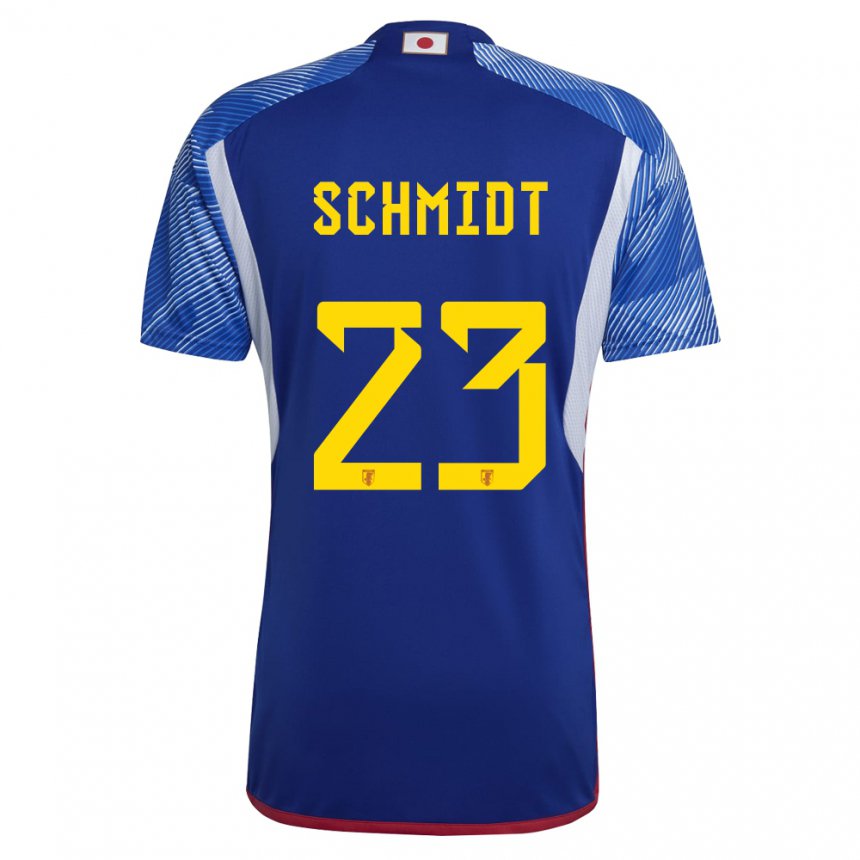 Damen Japanische Daniel Schmidt #23 Königsblau Heimtrikot Trikot 22-24 T-shirt Österreich