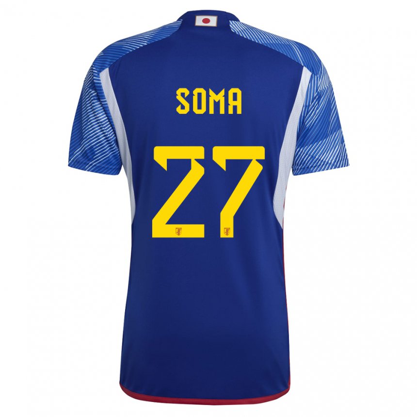 Damen Japanische Yuki Soma #27 Königsblau Heimtrikot Trikot 22-24 T-shirt Österreich