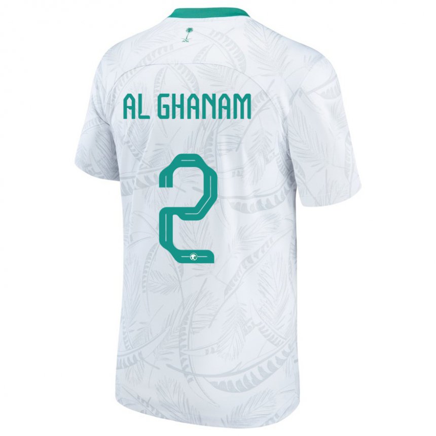 Damen Saudi-arabische Sultan Al Ghanaischem #2 Weiß Heimtrikot Trikot 22-24 T-shirt Österreich