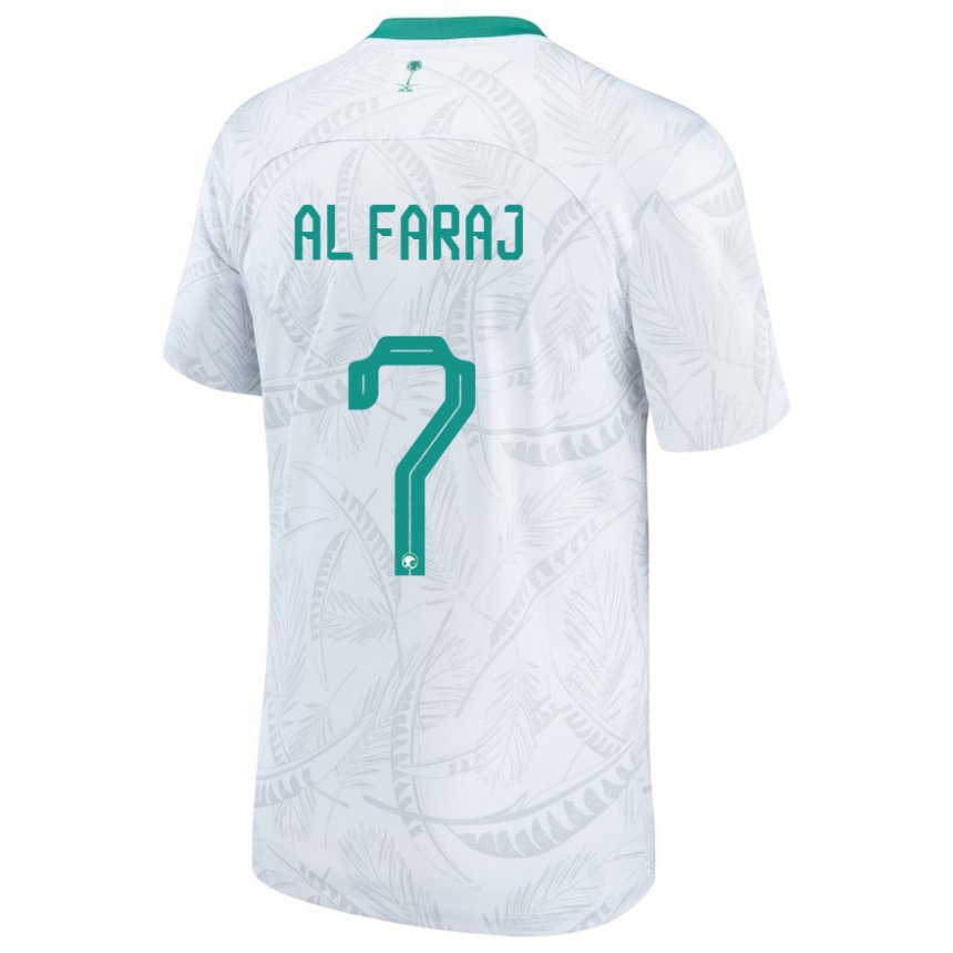 Damen Saudi-arabische Salman Al Faraj #7 Weiß Heimtrikot Trikot 22-24 T-shirt Österreich