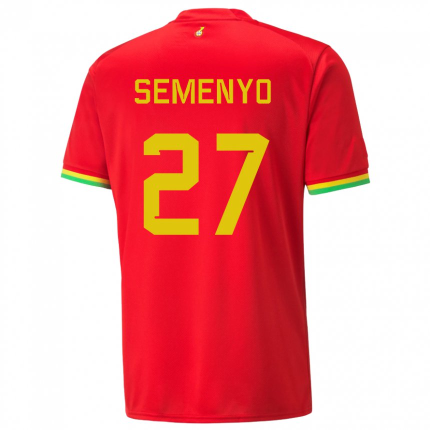 Damen Ghanaische Antoine Semenyo #27 Rot Auswärtstrikot Trikot 22-24 T-shirt Österreich