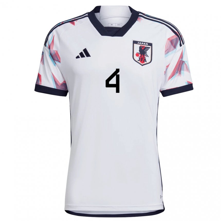 Damen Japanische Ayumu Seko #4 Weiß Auswärtstrikot Trikot 22-24 T-shirt Österreich