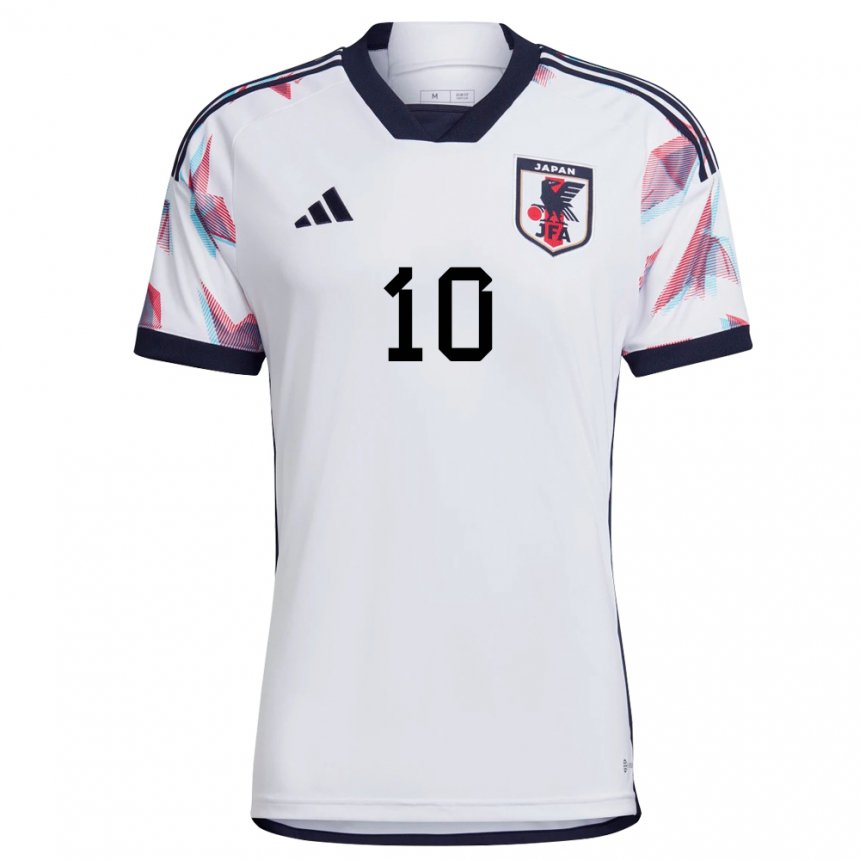 Damen Japanische Takumi Minamino #10 Weiß Auswärtstrikot Trikot 22-24 T-shirt Österreich