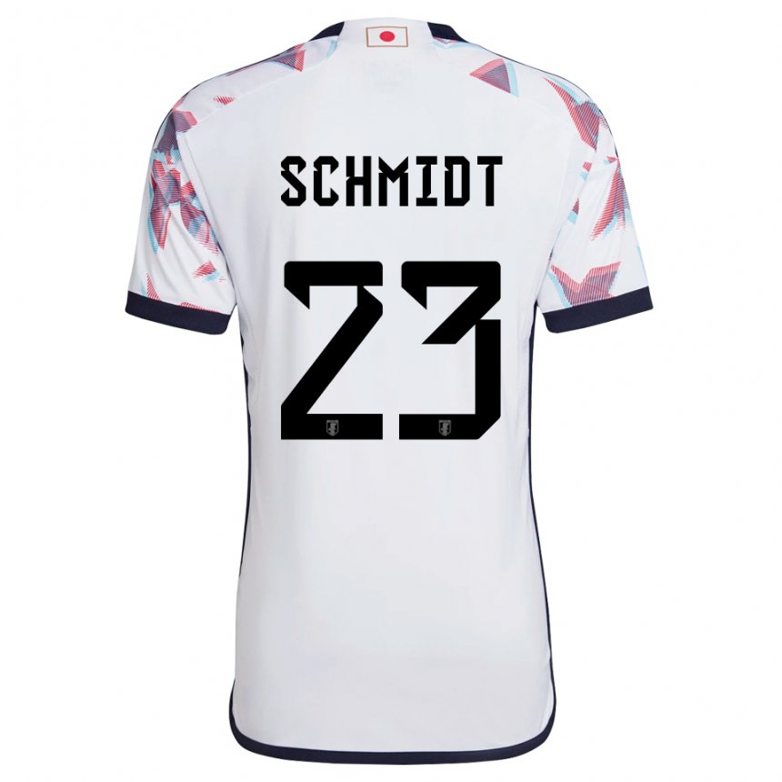 Damen Japanische Daniel Schmidt #23 Weiß Auswärtstrikot Trikot 22-24 T-shirt Österreich