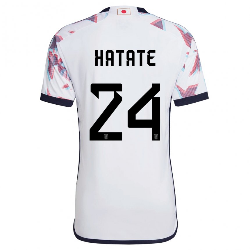 Damen Japanische Reo Hatate #24 Weiß Auswärtstrikot Trikot 22-24 T-shirt Österreich