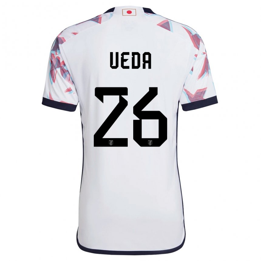 Damen Japanische Ayase Ueda #26 Weiß Auswärtstrikot Trikot 22-24 T-shirt Österreich