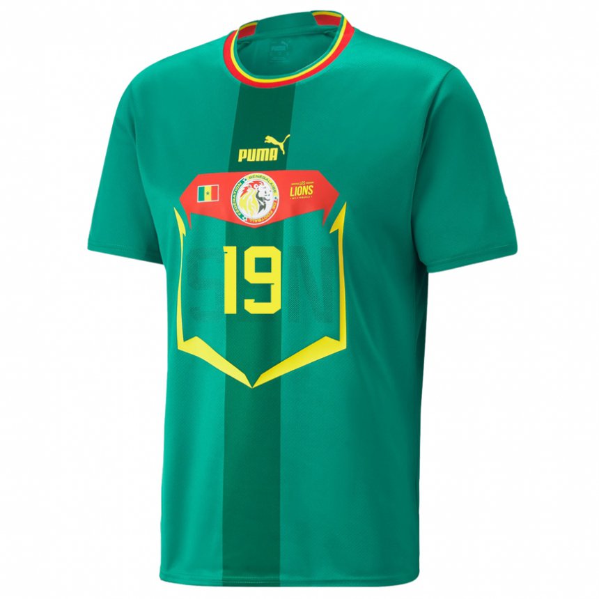 Damen Senegalesische Moussa Niakhate #19 Grün Auswärtstrikot Trikot 22-24 T-shirt Österreich