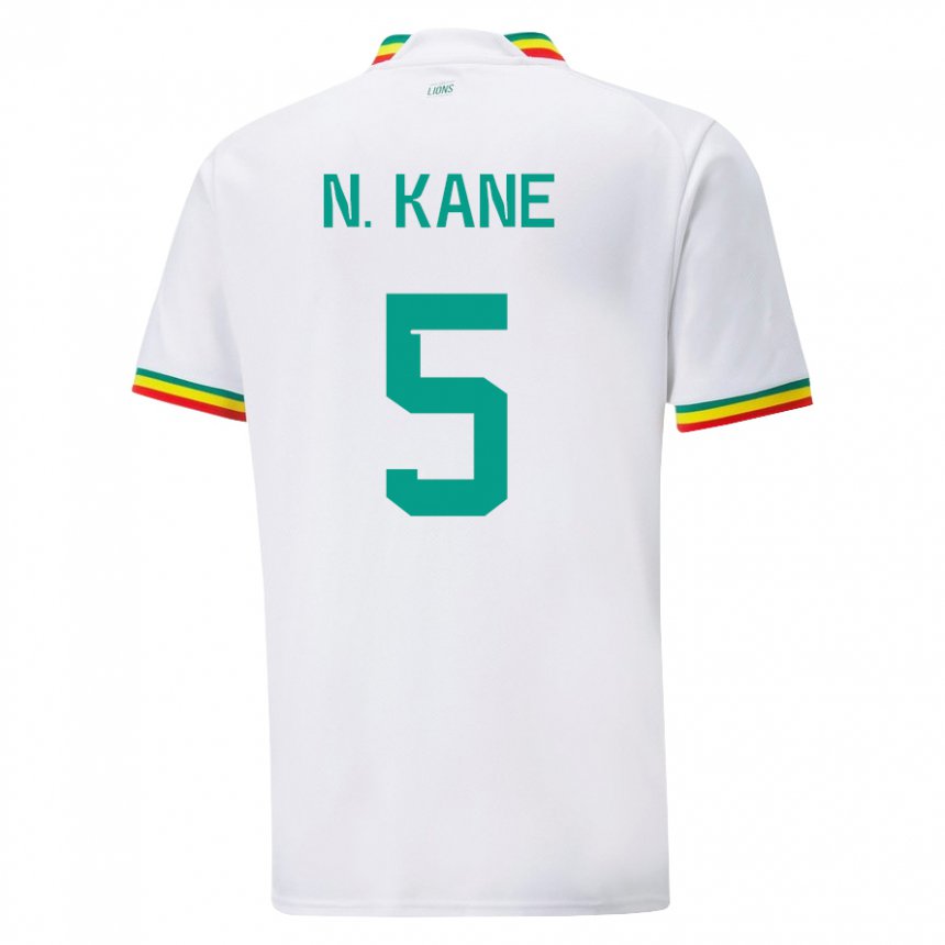 Kinder Senegalesische Ndeye Ndiaye Kane #5 Weiß Heimtrikot Trikot 22-24 T-shirt Österreich