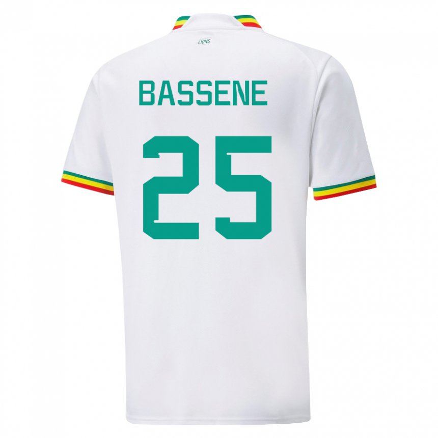 Kinder Senegalesische Pascaline Bassene #25 Weiß Heimtrikot Trikot 22-24 T-shirt Österreich