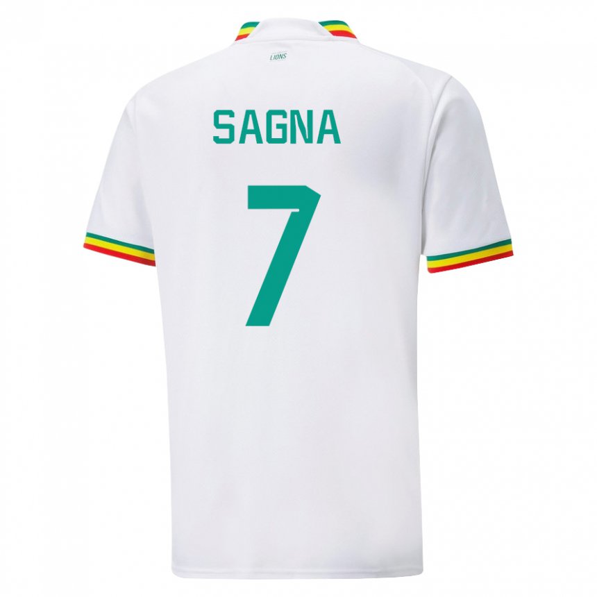 Kinder Senegalesische Amadou Sagna #7 Weiß Heimtrikot Trikot 22-24 T-shirt Österreich