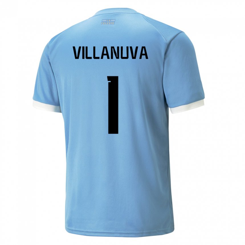 Kinder Uruguayische Josefina Villanuva #1 Blau Heimtrikot Trikot 22-24 T-shirt Österreich