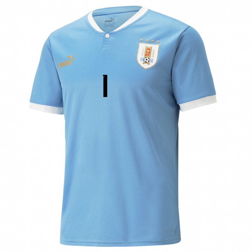 Kinder Uruguayische Josefina Villanuva #1 Blau Heimtrikot Trikot 22-24 T-shirt Österreich