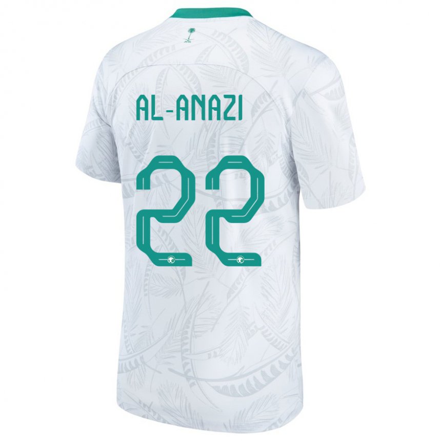 Kinder Saudi-arabische Lama Al Anazi #22 Weiß Heimtrikot Trikot 22-24 T-shirt Österreich