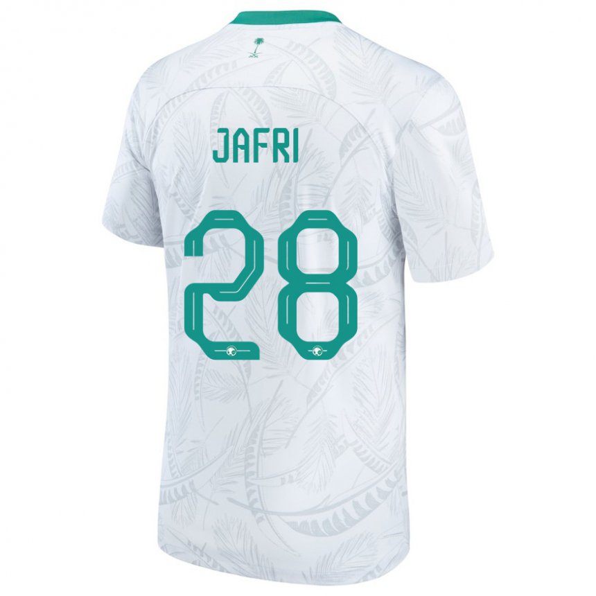 Kinder Saudi-arabische Farah Jafri #28 Weiß Heimtrikot Trikot 22-24 T-shirt Österreich