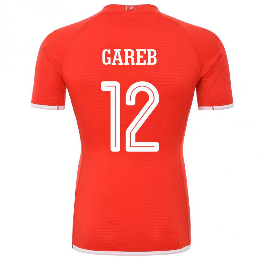 Kinder Tunesische Adem Gareb #12 Rot Heimtrikot Trikot 22-24 T-shirt Österreich